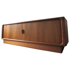 Midcentury Vintage Sideboard by Dyrlund in Solid Teak and Excess Length, 1960s