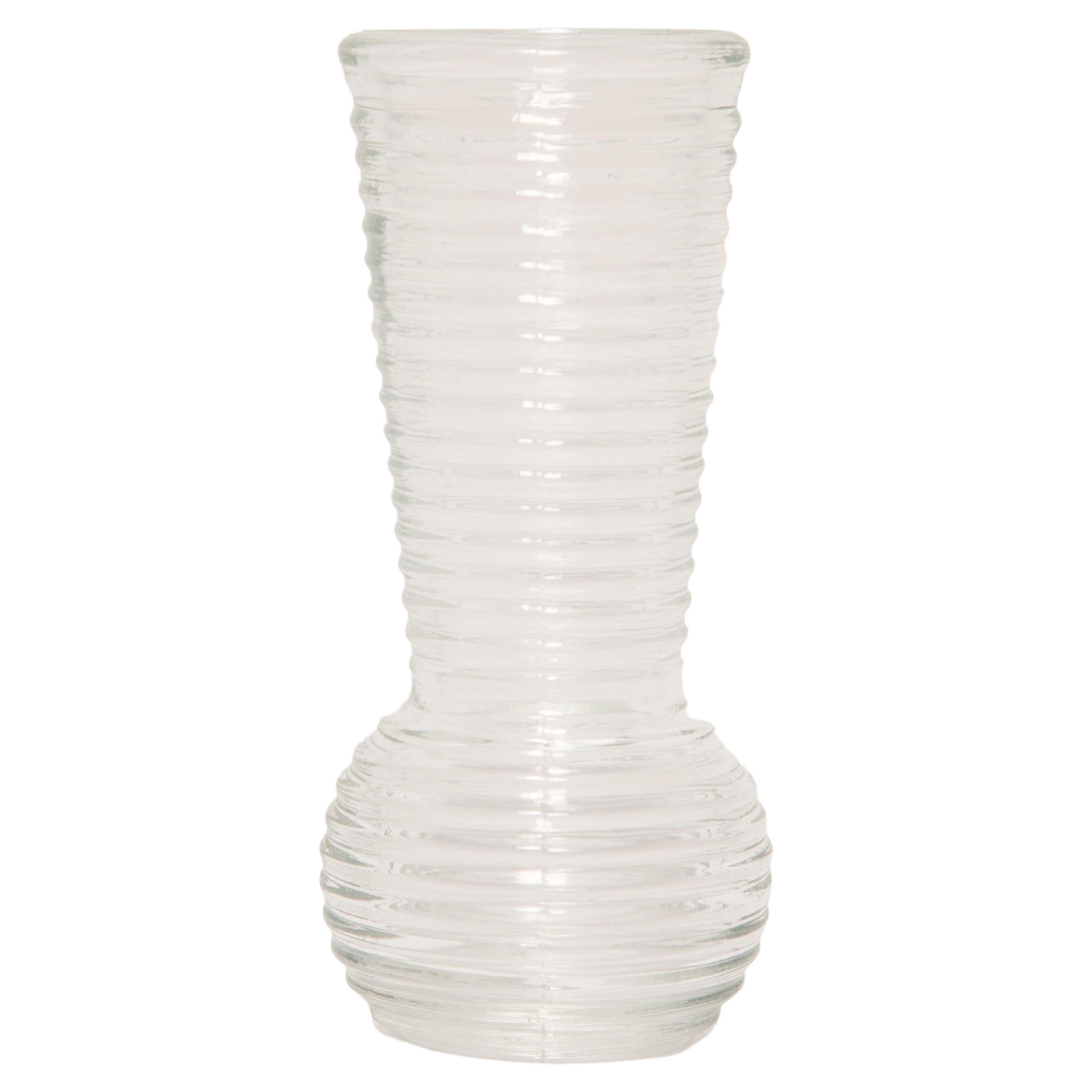 Midcentury Vintage Transparent Small Vase, Europe, 1960s