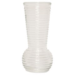 Petit vase transparent vintage du milieu du siècle dernier, Europe, années 1960