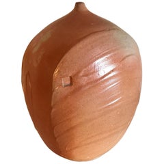 Midcentury Vintage Weed Pot Ceramic Art Studio Vase