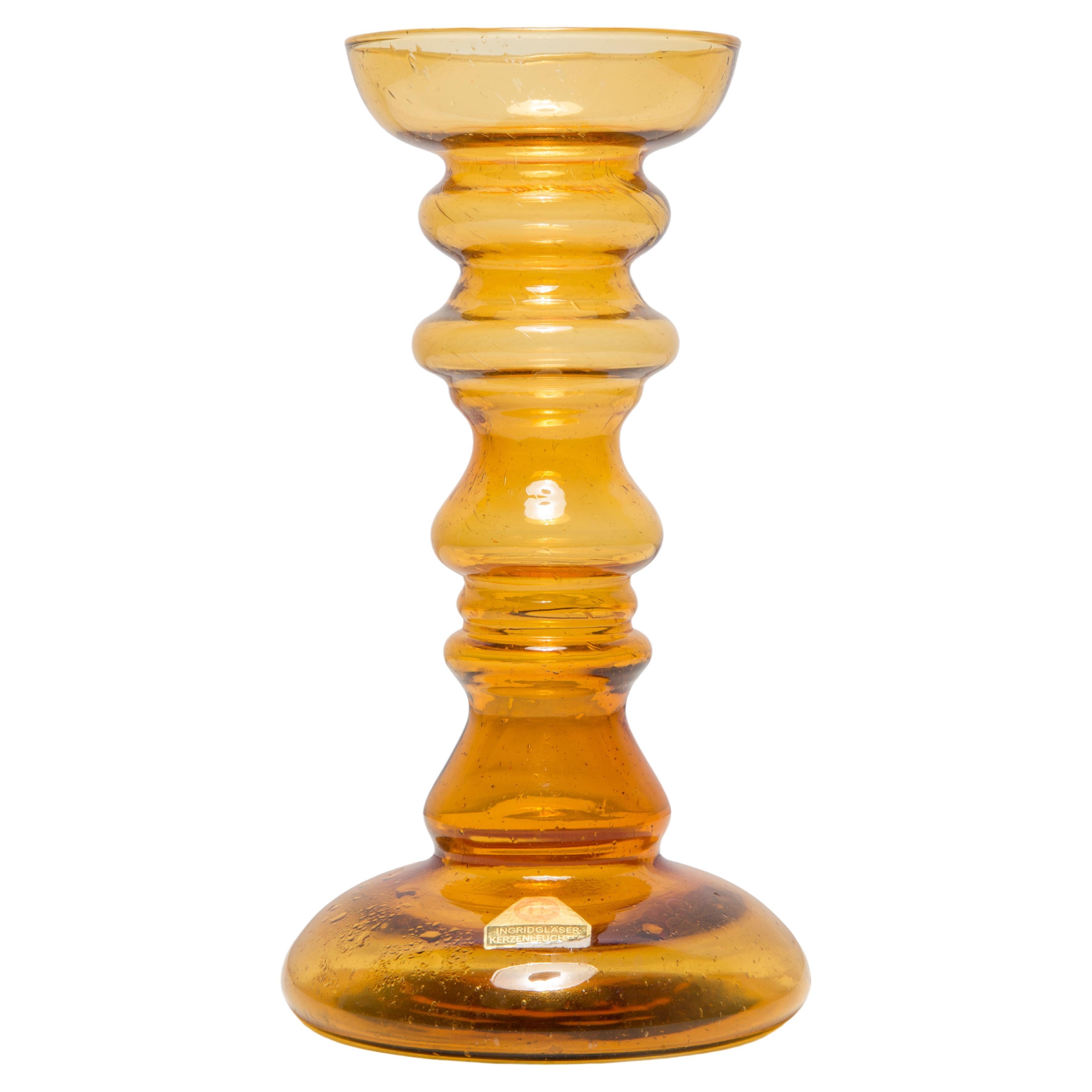 Gelbe geometrische Vase aus der Jahrhundertmitte, Europa, 1960er Jahre im Angebot