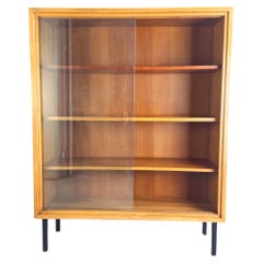 Midcentury Vitrine WK Möbel Nussbaum 1960er Vintage Kommode