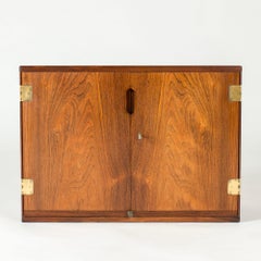 Mueble bar de pared de Svend Langkilde, Dinamarca, años 60