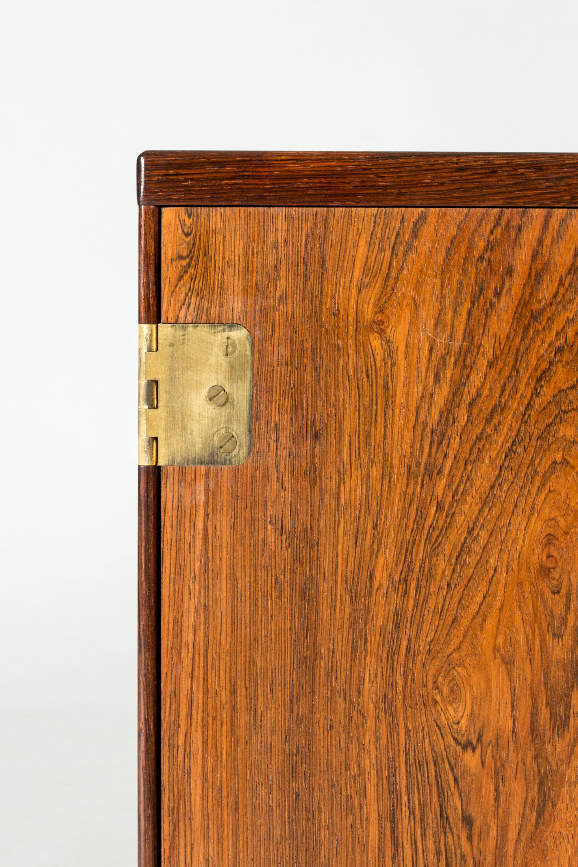 Danish Midcentury Wall Bar Cabinet by Svend Langkilde, Denmark, 1960s For Sale