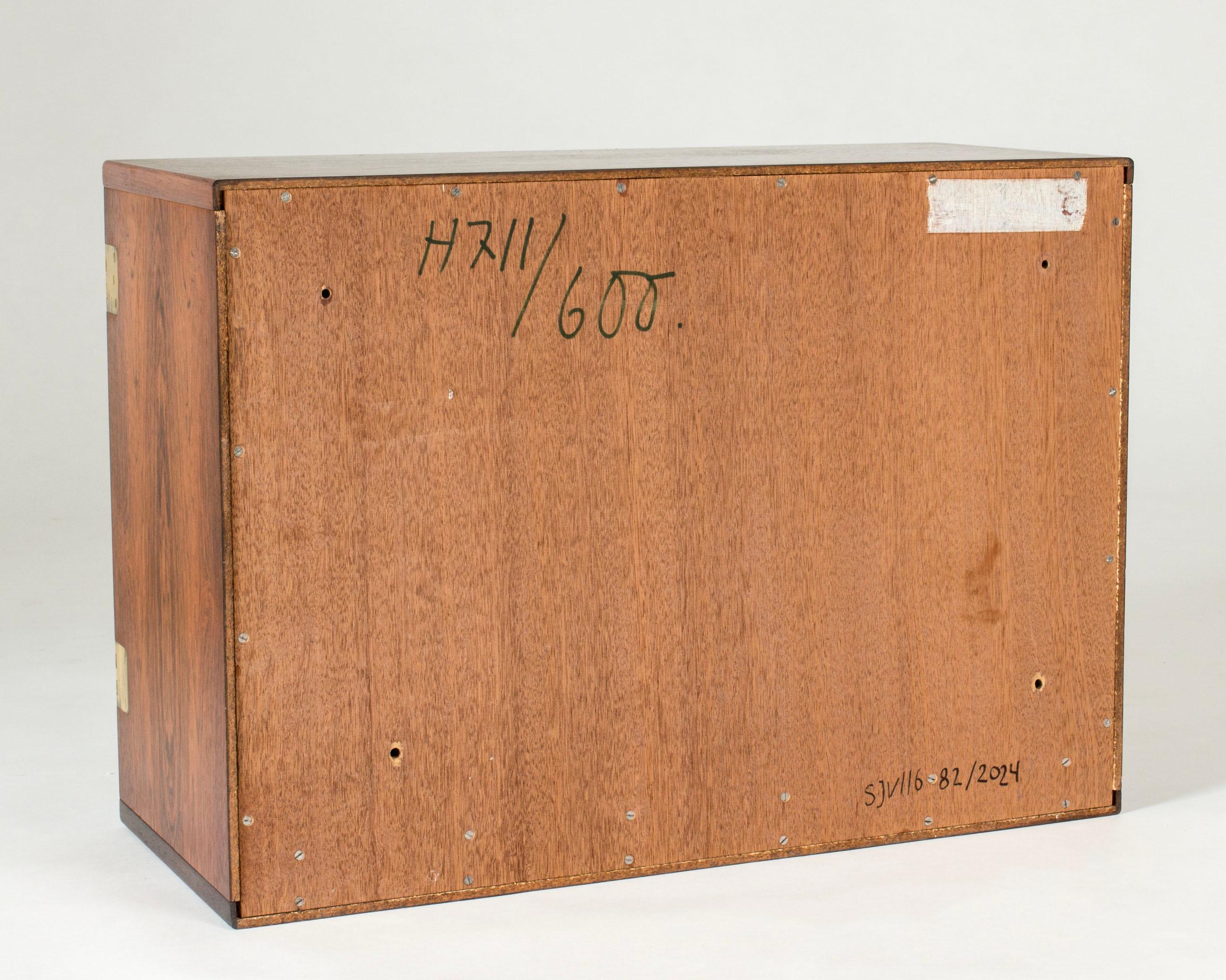 Midcentury Wall Bar Cabinet by Svend Langkilde, Denmark, 1960s For Sale 2