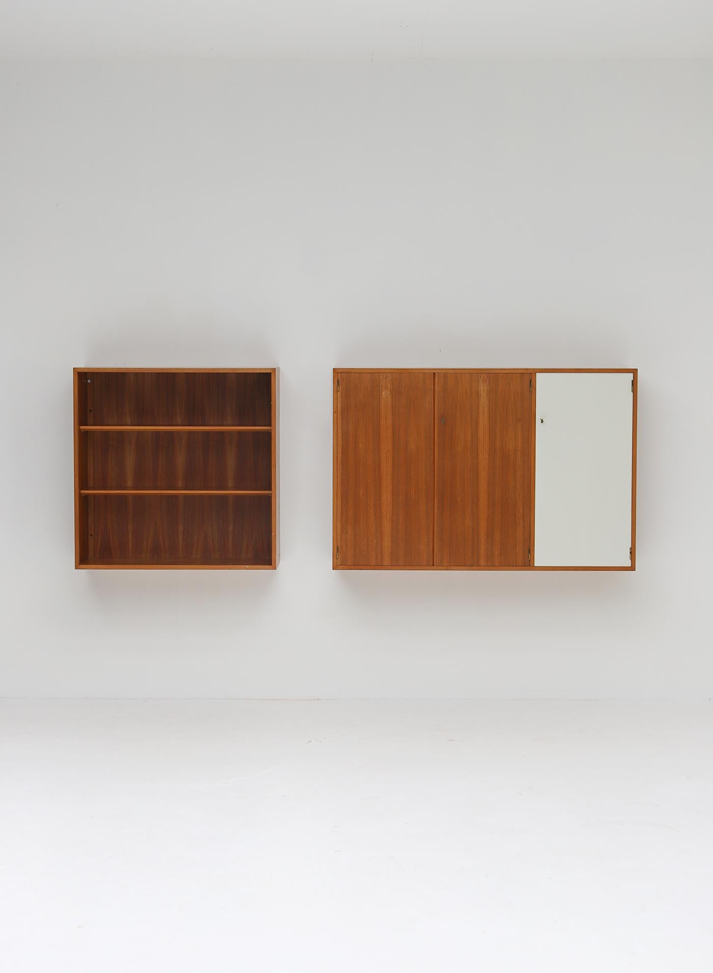 Armario de pared de mediados de siglo de Jos De Mey para Van den Berghe-Pauvers 1960 en venta 5