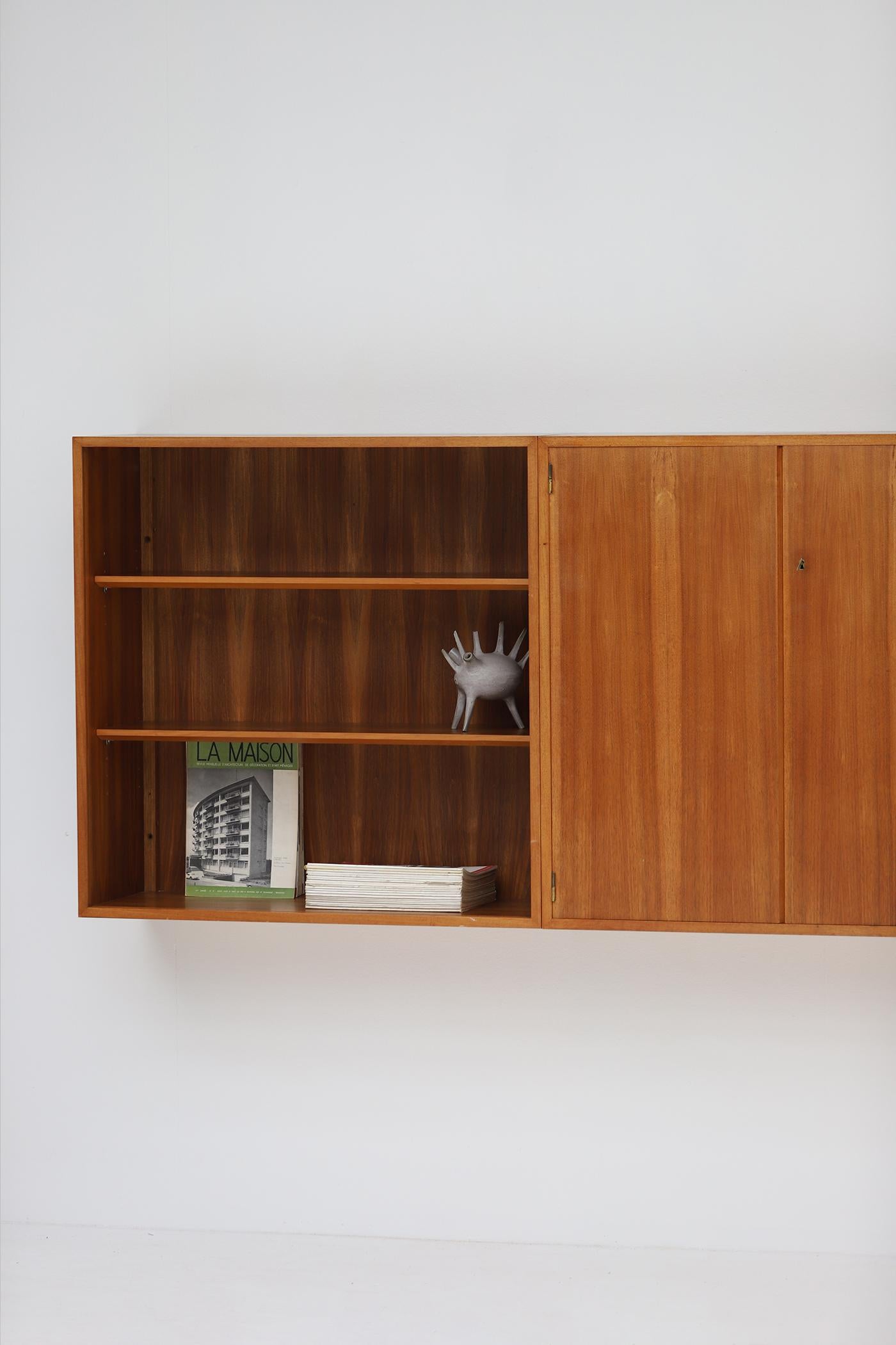 Armario de pared de mediados de siglo de Jos De Mey para Van den Berghe-Pauvers 1960 en venta 2