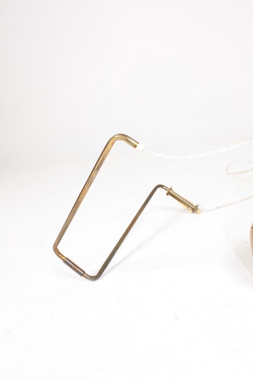 Danish Midcentury Wall Lamp in Brass by Alvar Aalto, 1960s