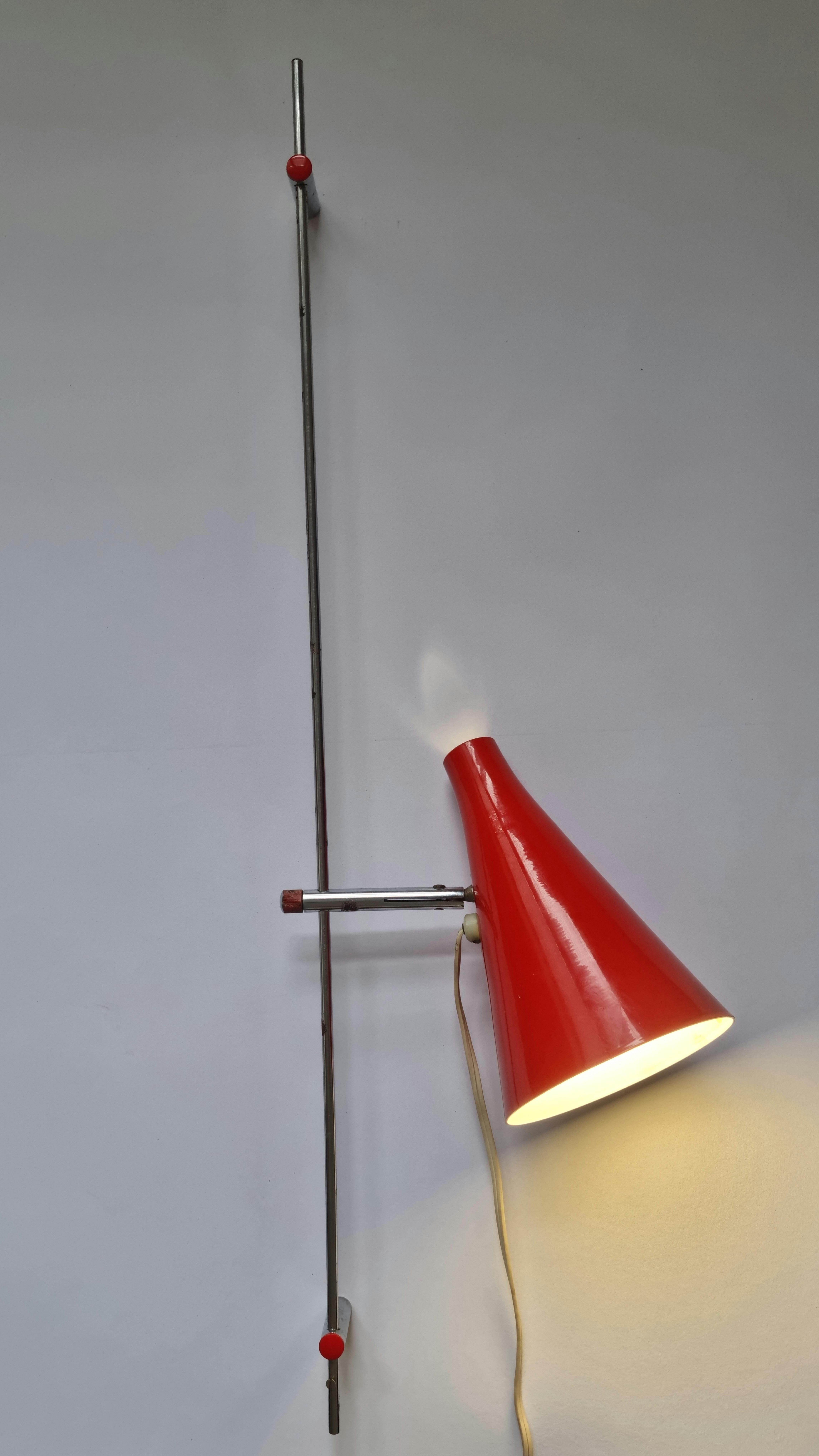 Midcentury Wall Lamp Lidokov, Josef Hurka, 1960s For Sale 6