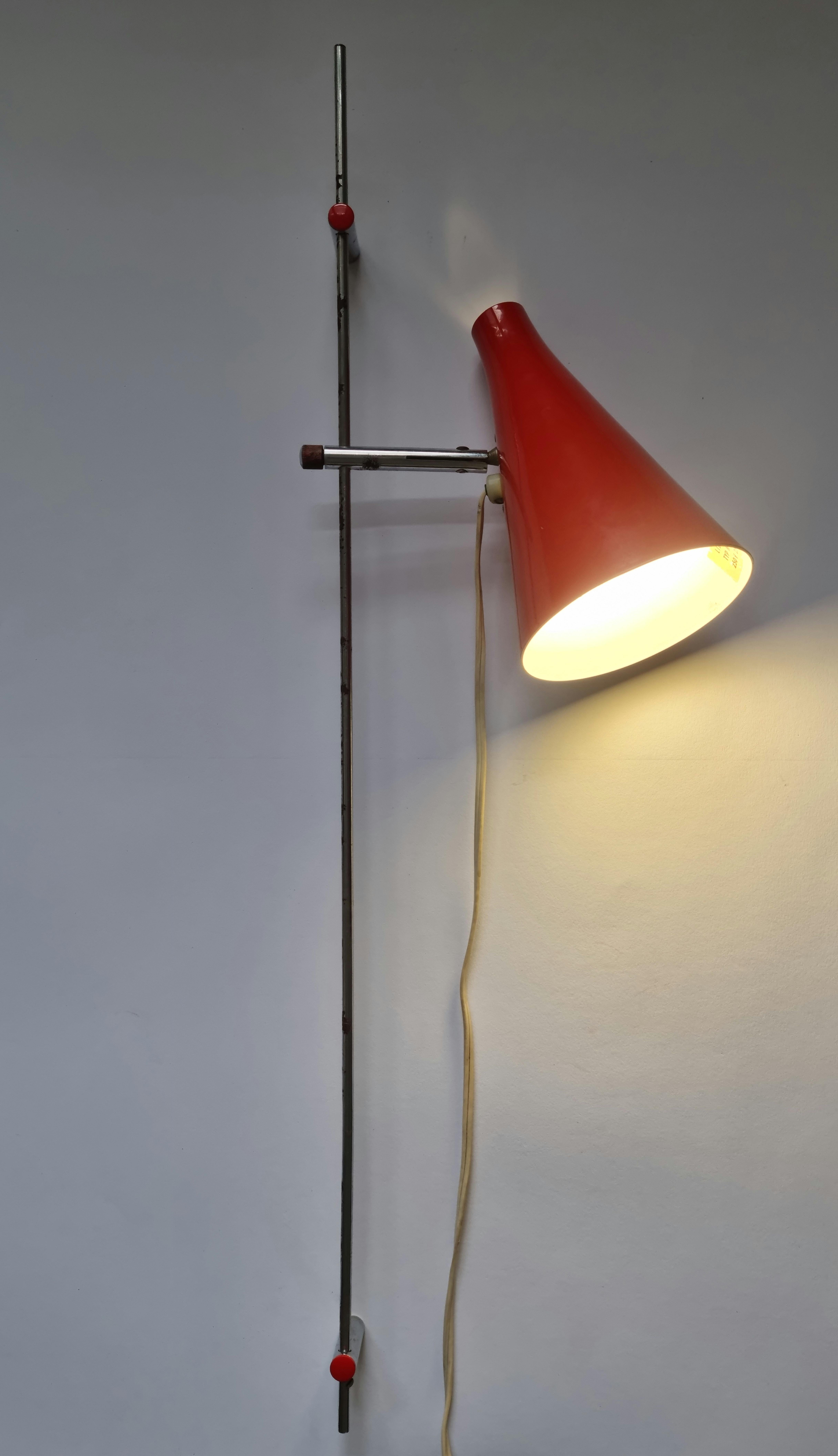 Midcentury Wall Lamp Lidokov, Josef Hurka, 1960s For Sale 7