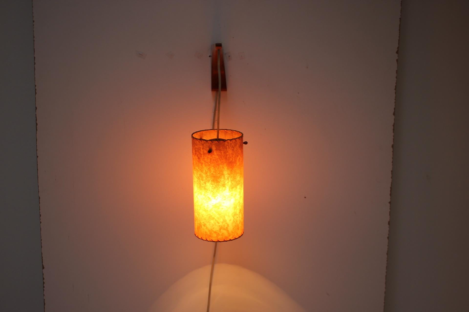 Midcentury Wall Lamp/ ULUV, 1960s For Sale 7