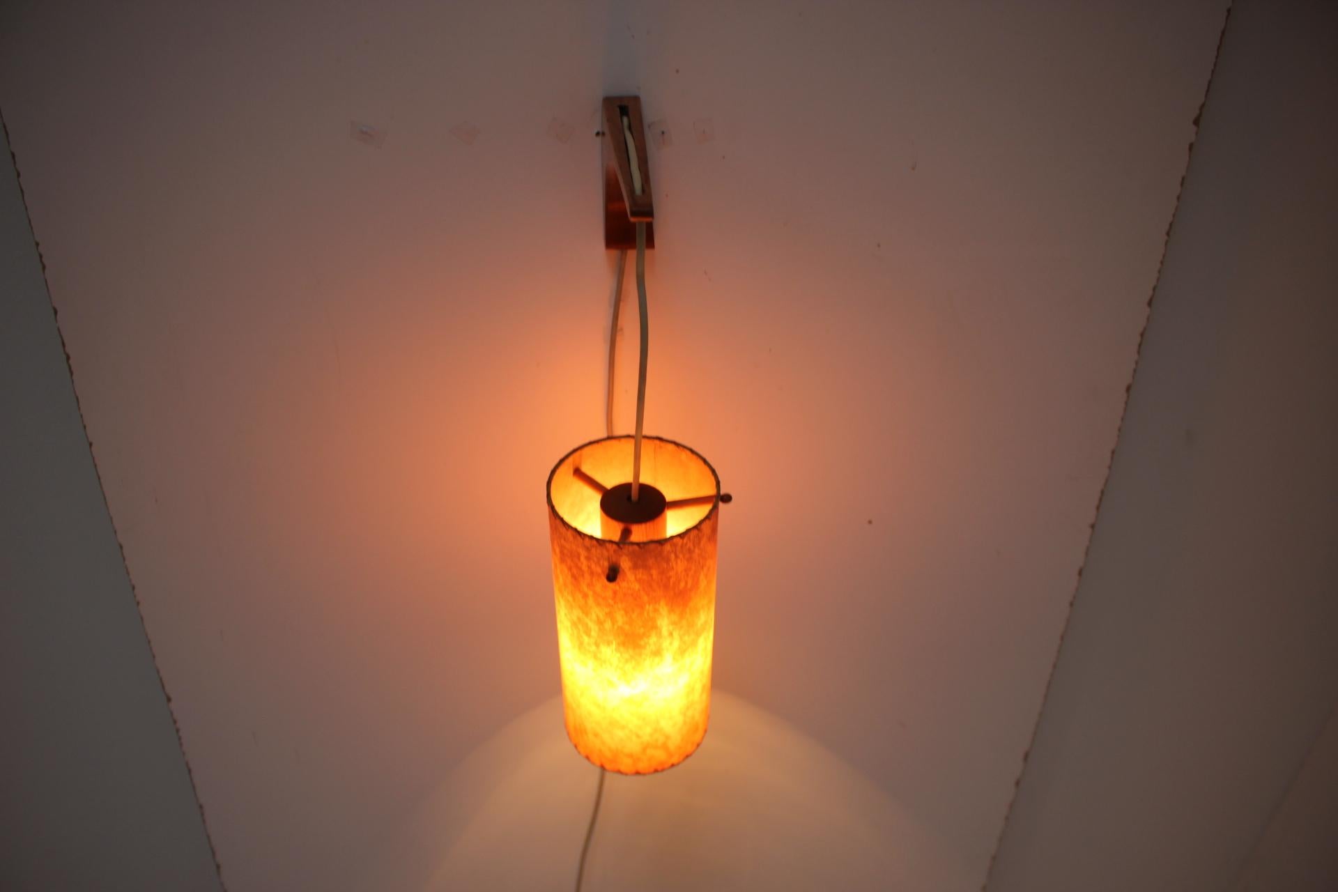 Midcentury Wall Lamp/ ULUV, 1960s For Sale 8