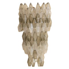 Midcentury wall light model Poliedri attributed to Carlo Scarpa for Venini