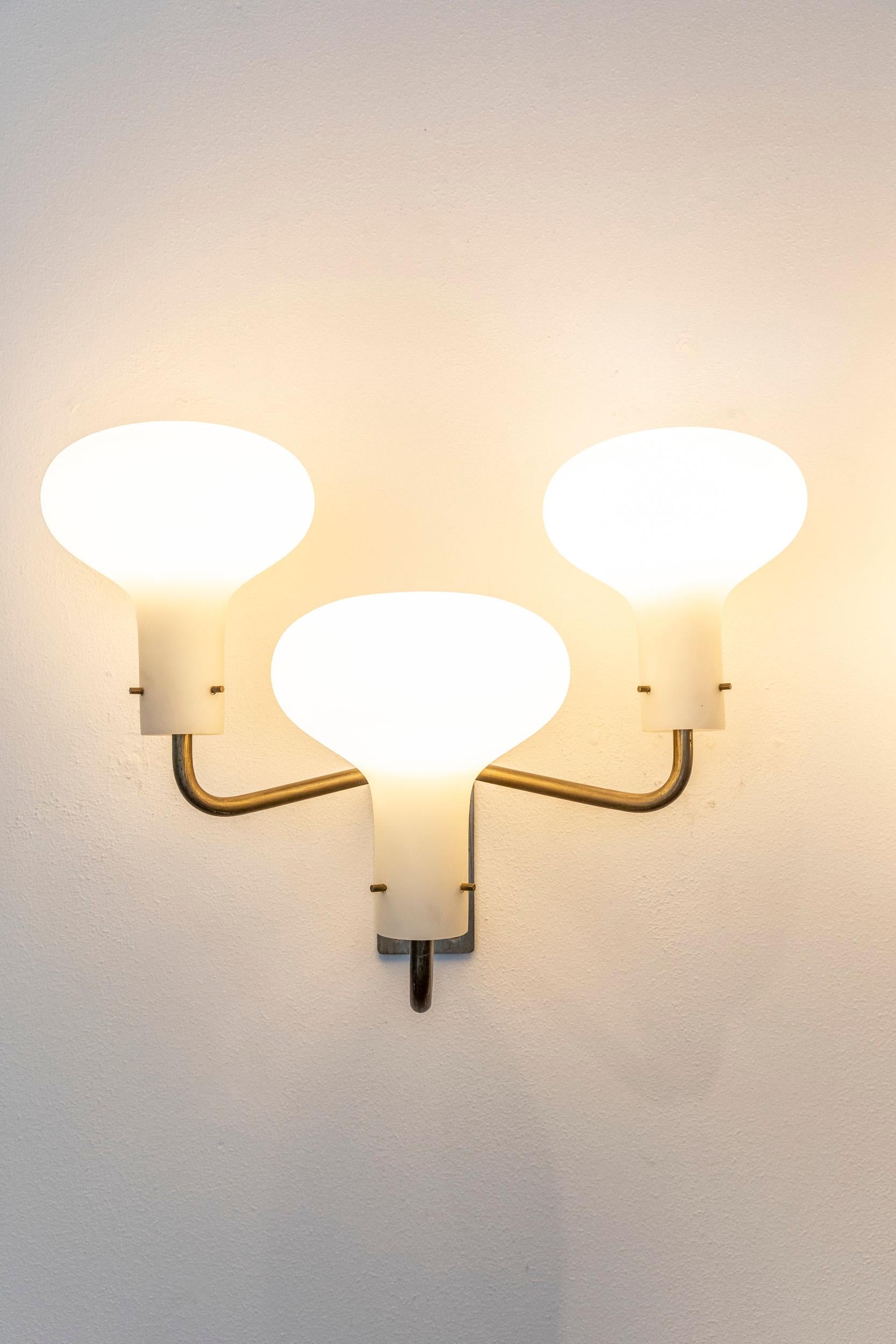 Mid-20th Century Midcentury wall lights model LP 12 by Ignazio Gardella for Azucena, signed