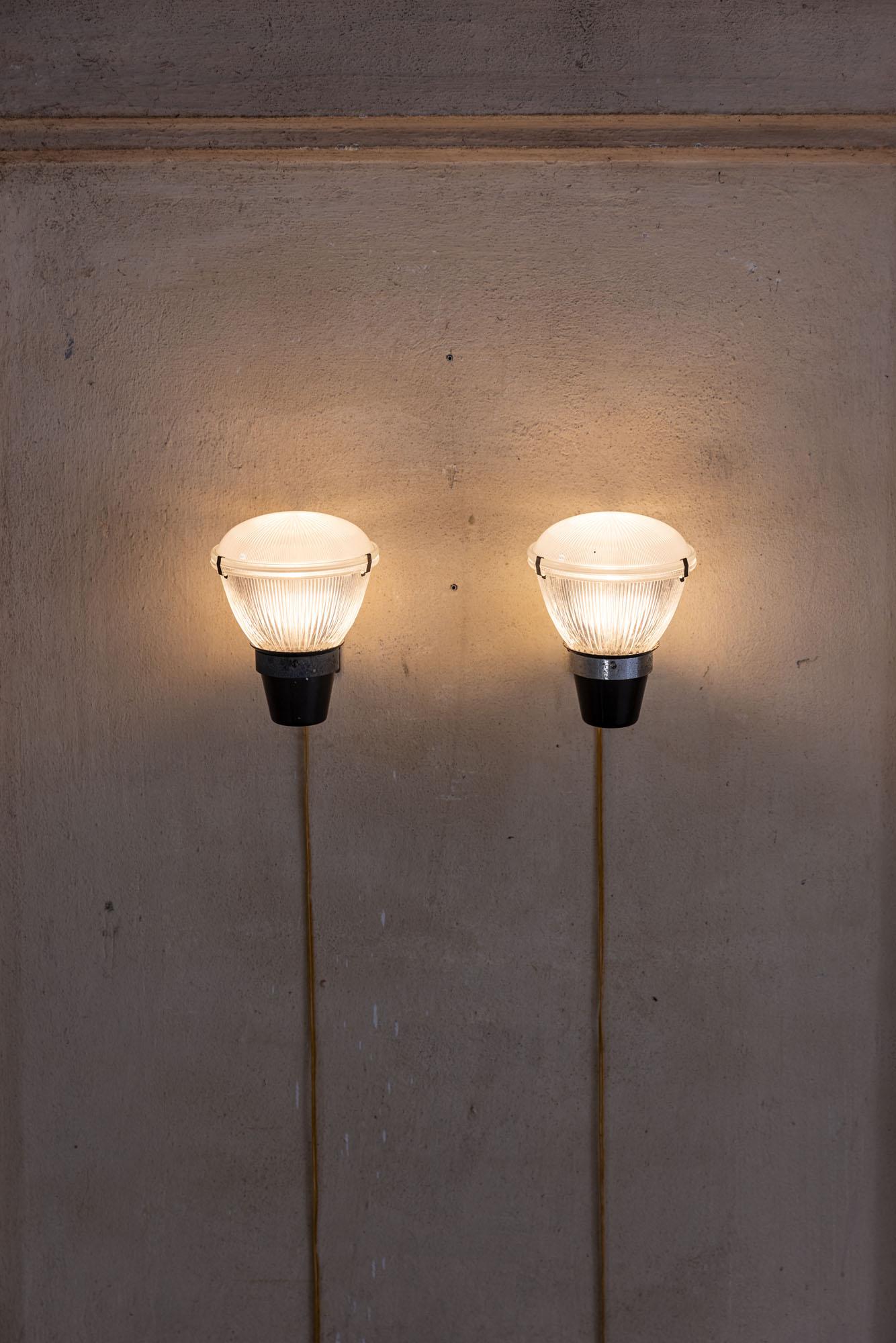 Midcentury wall lights model  LP6 by Ignazio Gardella for Azucena, Italy 1950s For Sale 4
