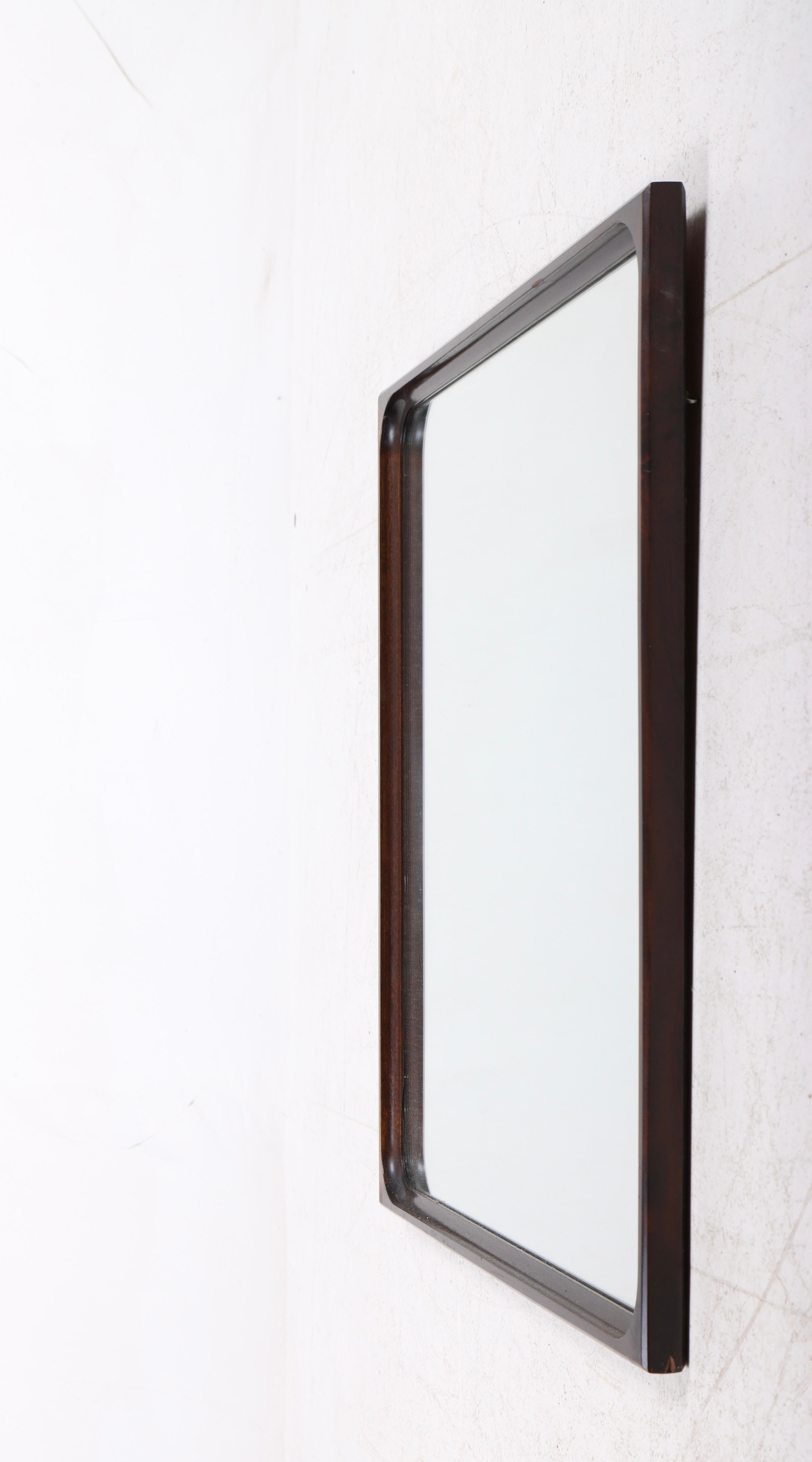 Mid-20th Century Mid-Century Wall Mirror by Frode Holm, Danish Modern, 1960s For Sale