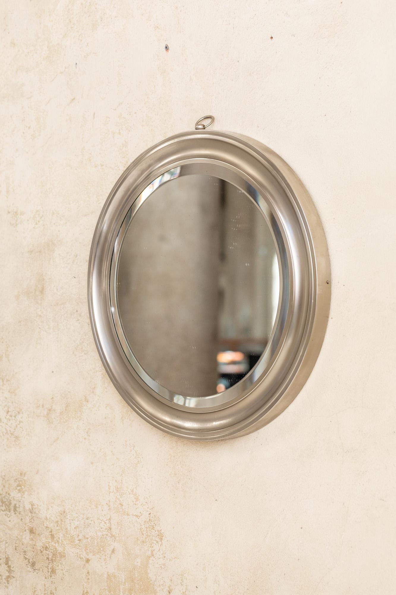 Mid-Century Modern Midcentury Wall Mirror by Sergio Mazza Italy, 1970 For Sale