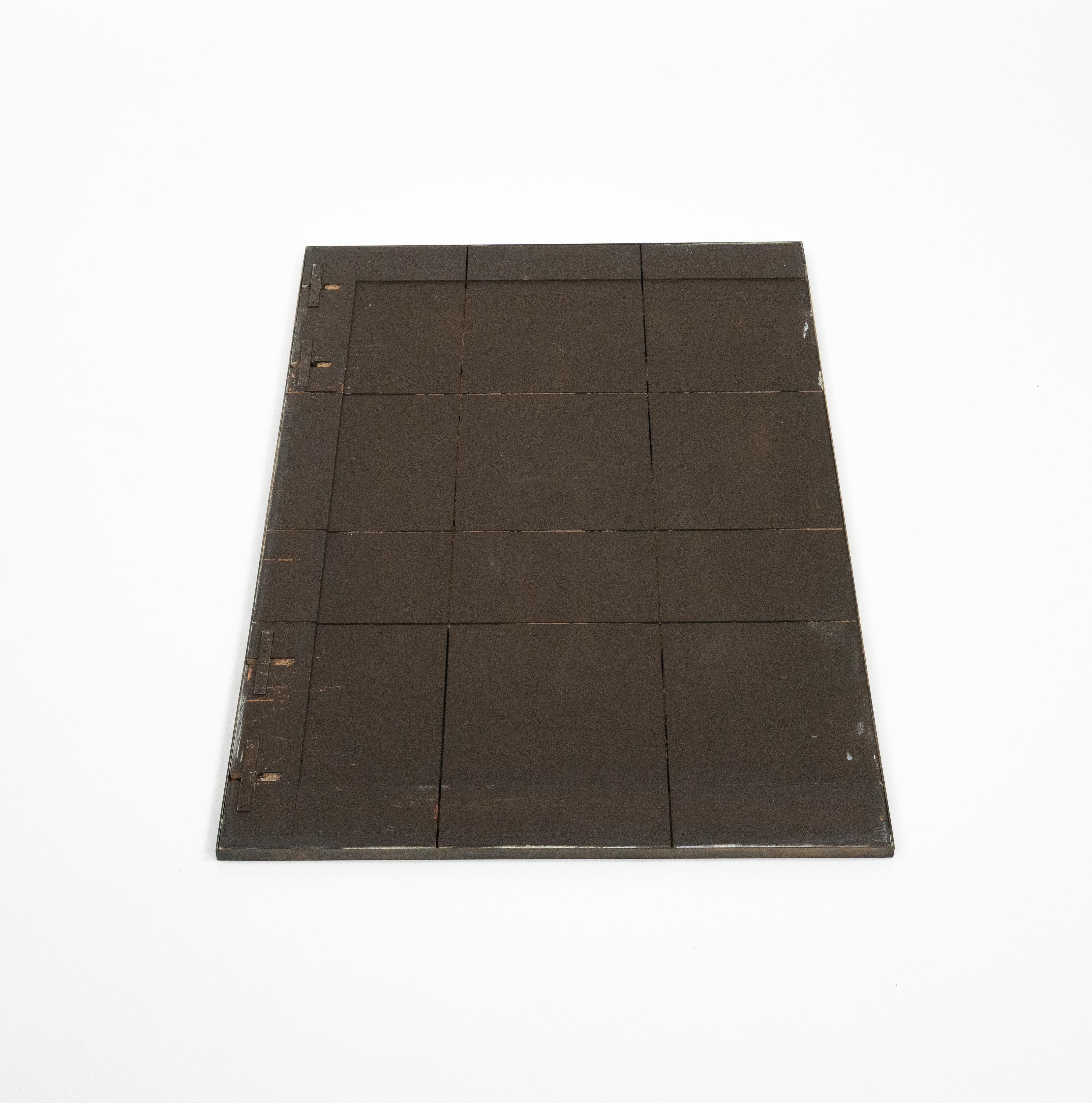 Miroir mural du milieu du siècle en laiton et Wood par Romeo Rega pour Nazaret, Italie, années 1970 en vente 6