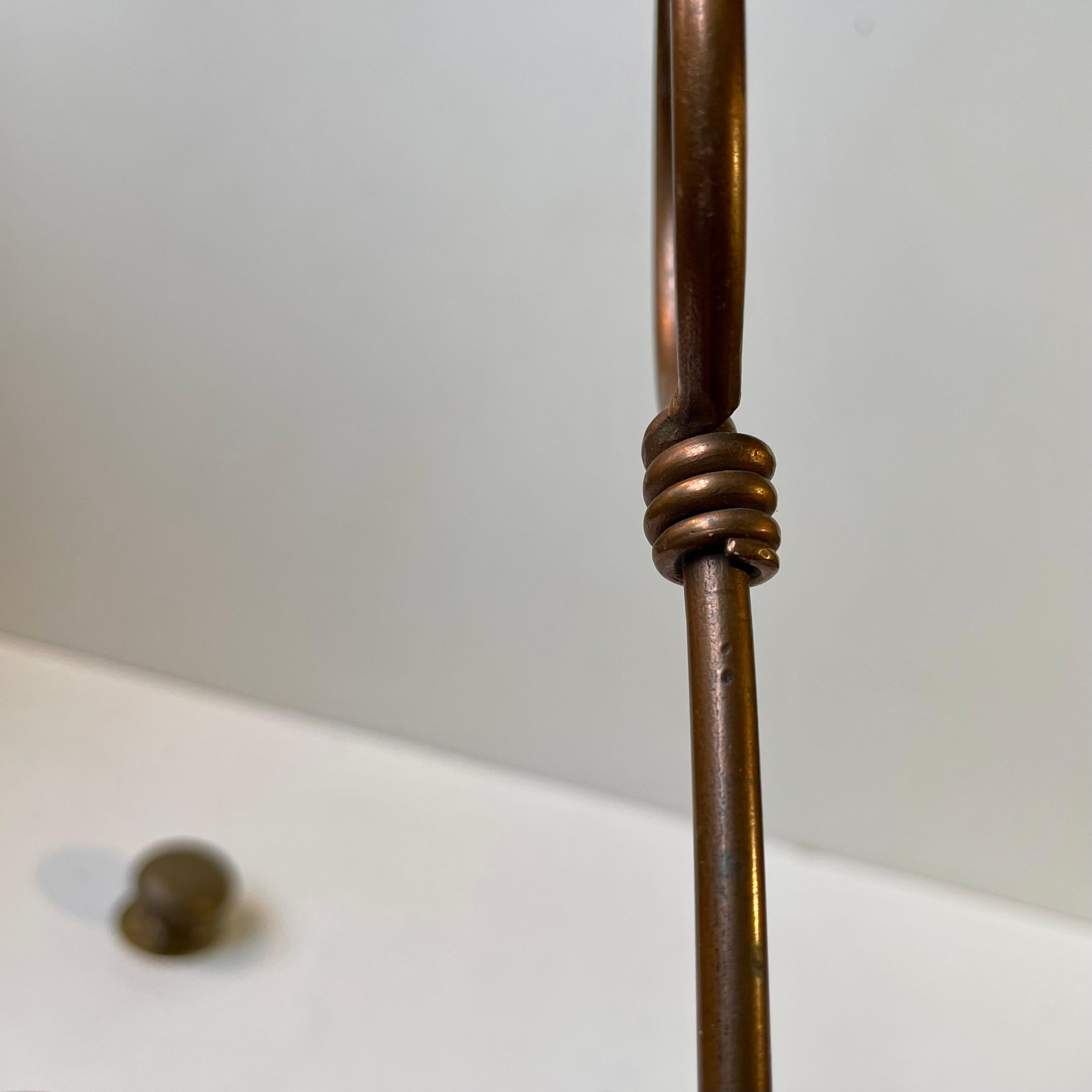 20ième siècle Outils de cheminée murales du milieu du siècle dernier en cuivre, années 1960 en vente