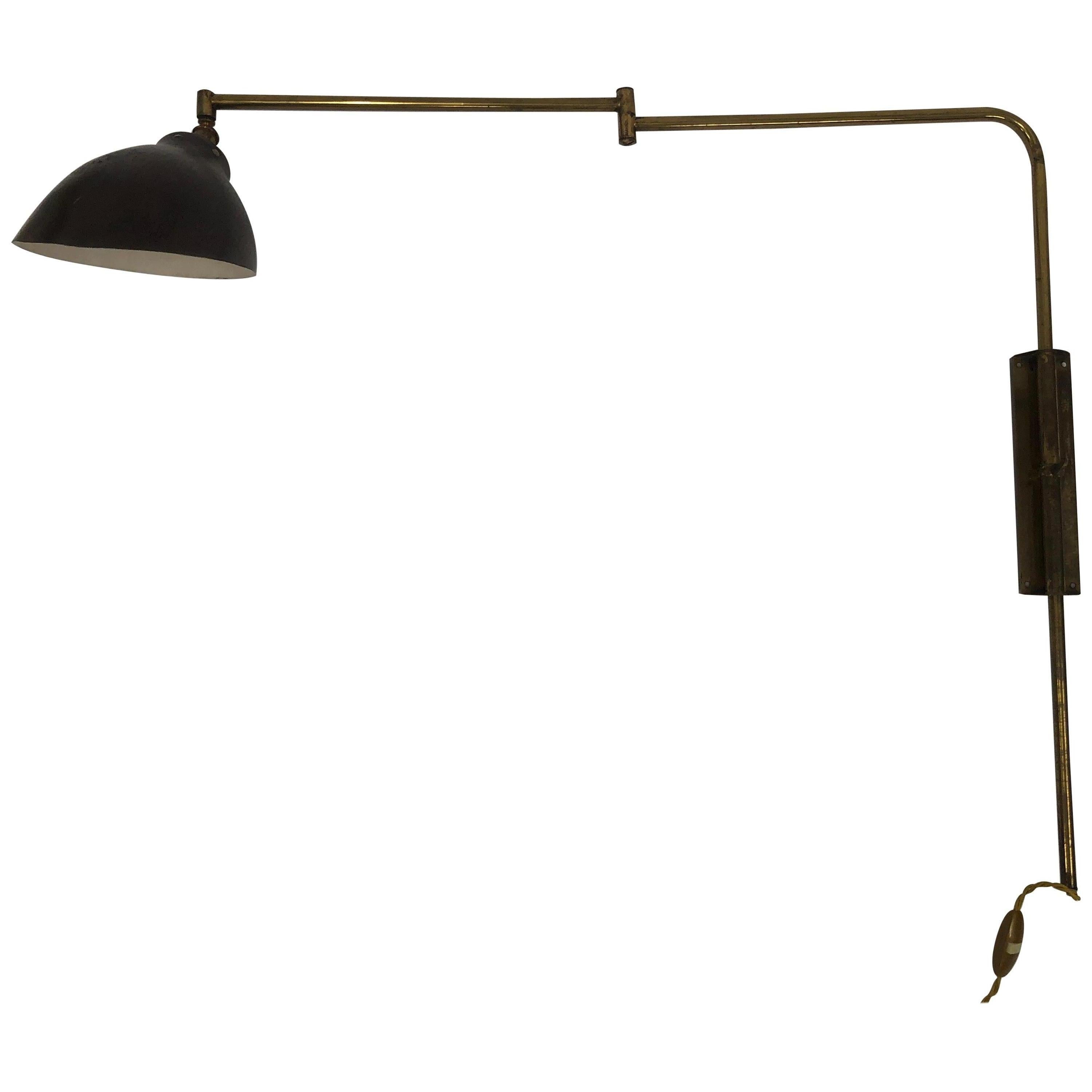 Mid Century Wall-Mounted Lamp For Sale