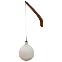 Midcentury Wall-Mounted Lamp Luxus 705, Sweden, 1950s