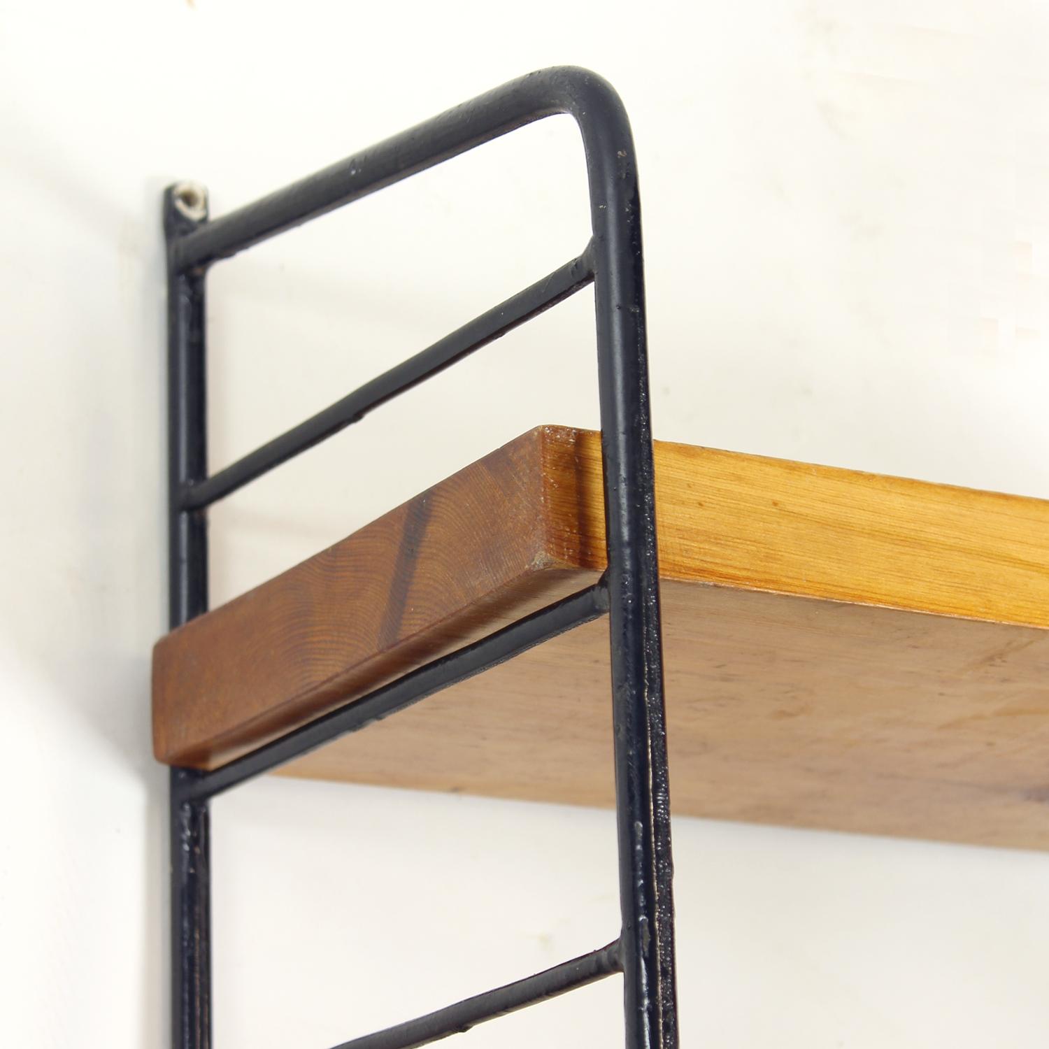 Midcentury Wall Mounted Shelf System, Czechoslovakia 1960s For Sale 1