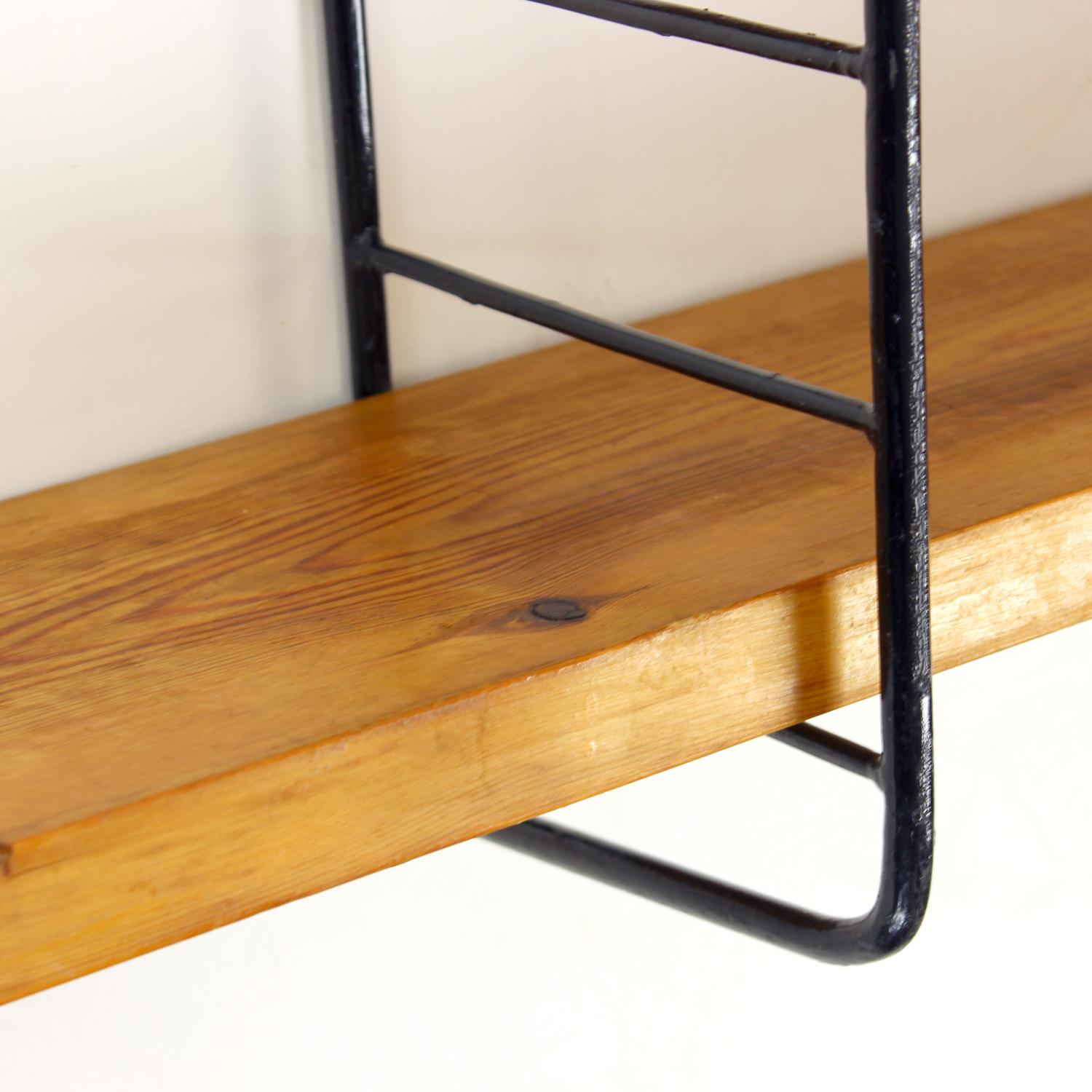 Midcentury Wall Mounted Shelf System, Czechoslovakia 1960s For Sale 2