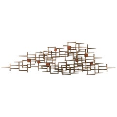 Midcentury Wall Sculpture by Willem Degroot