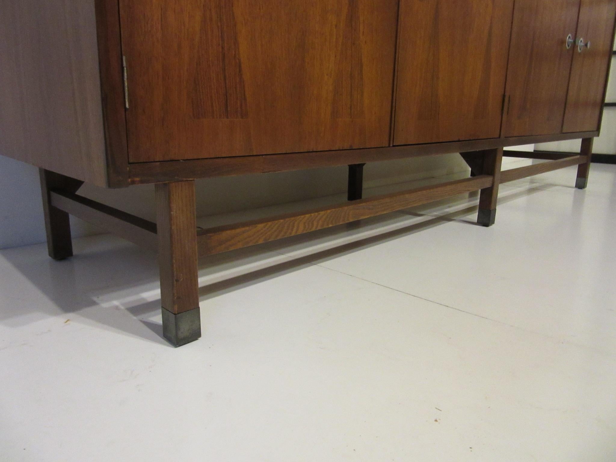 Midcentury Walnut and Rosewood Credenza / Sever Buffet 2