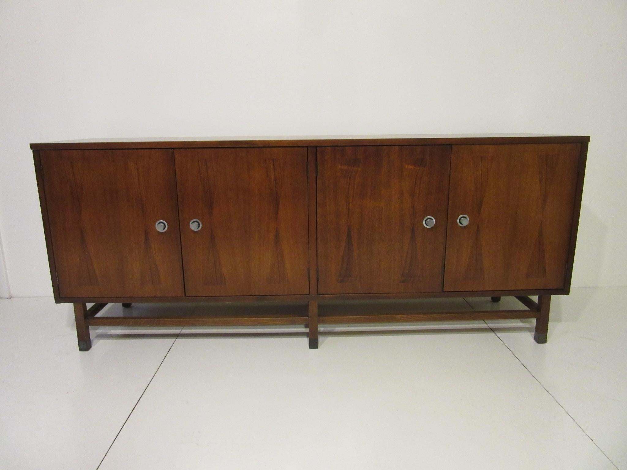 Midcentury Walnut and Rosewood Credenza / Sever Buffet 3