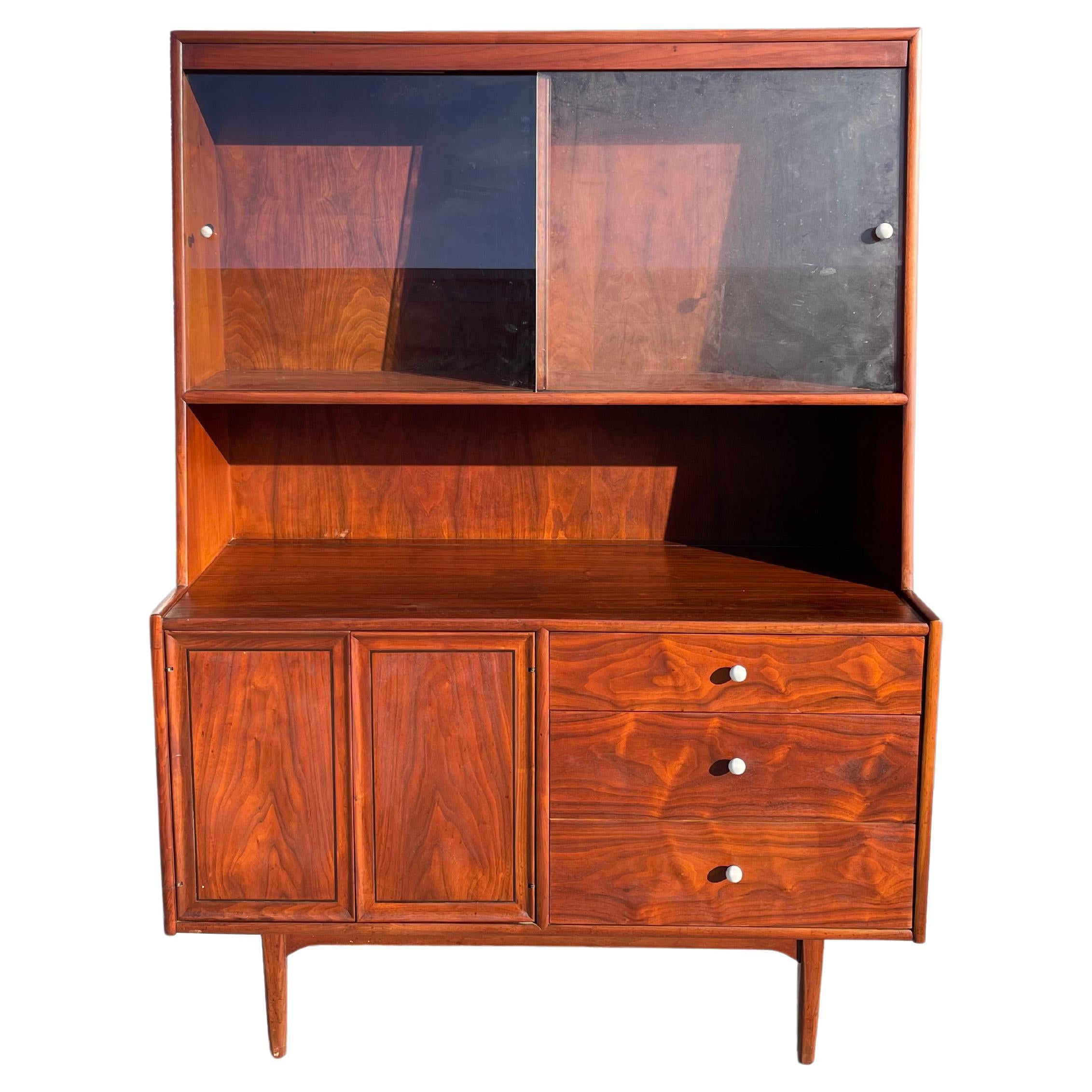 Midcentury Walnut Cabinet by Kipp Stewart for Drexel