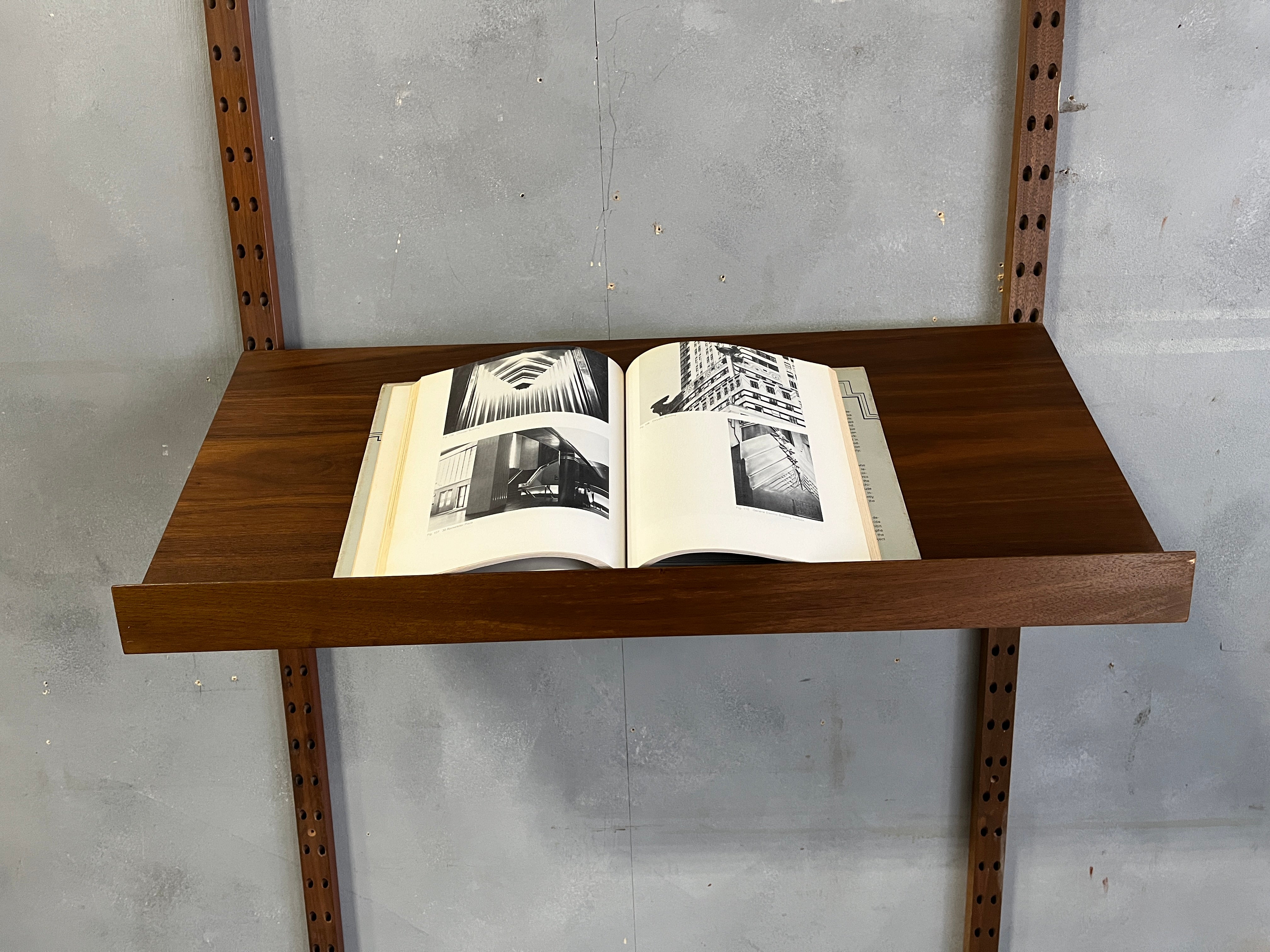 Mid-Century Modern Midcentury Walnut Cado Display Shelf  For Sale