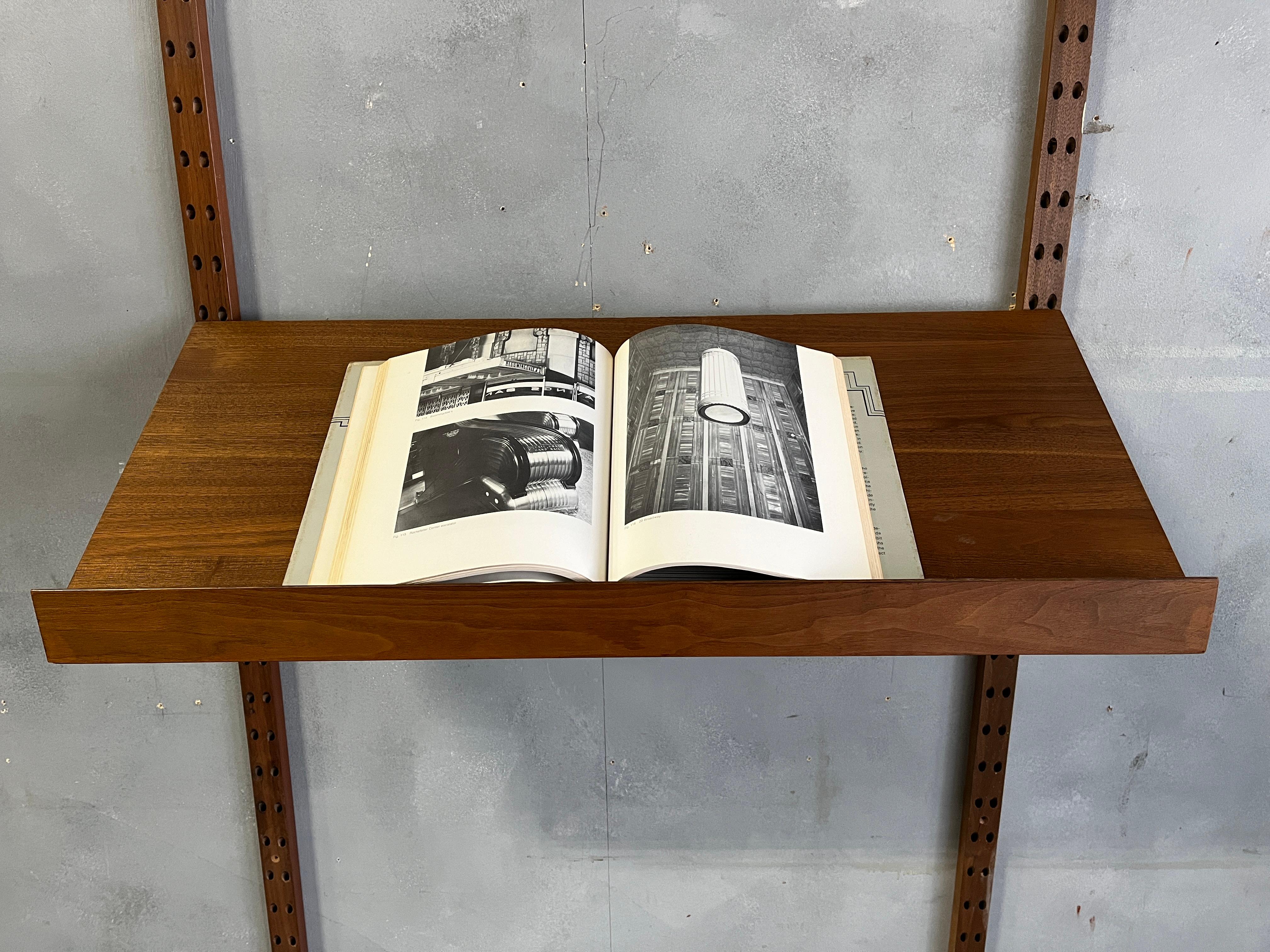 Midcentury Walnut Cado Display Shelf  For Sale 1