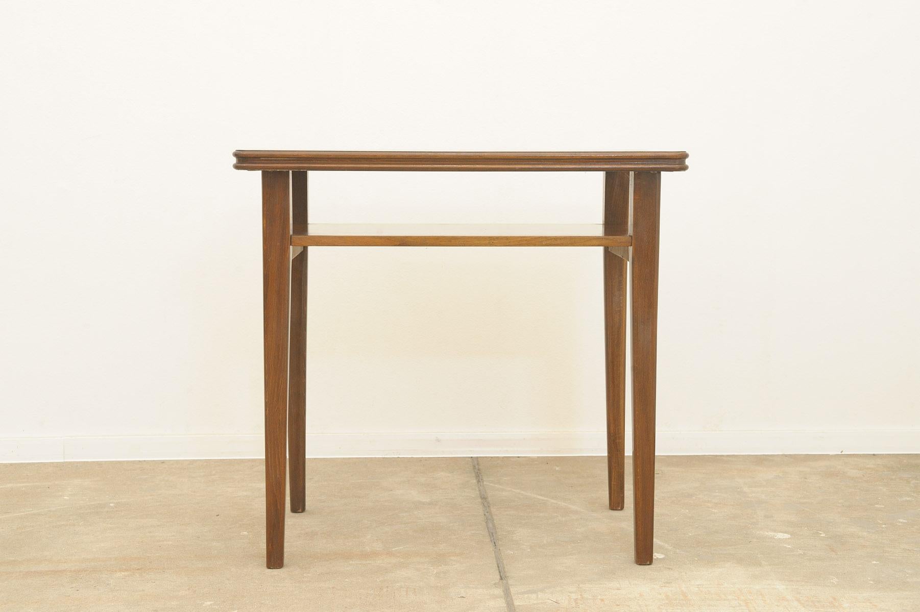 Mid-Century Modern  Midcentury walnut coffee table, Czechoslovakia, 1950´s For Sale