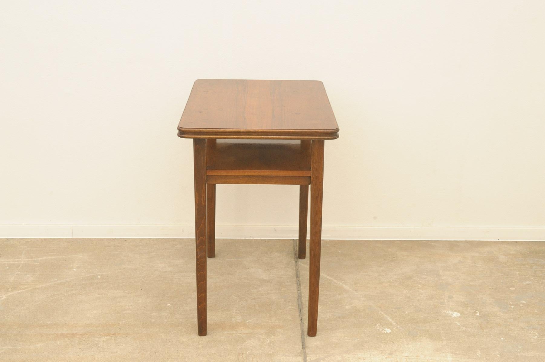 20th Century  Midcentury walnut coffee table, Czechoslovakia, 1950´s For Sale