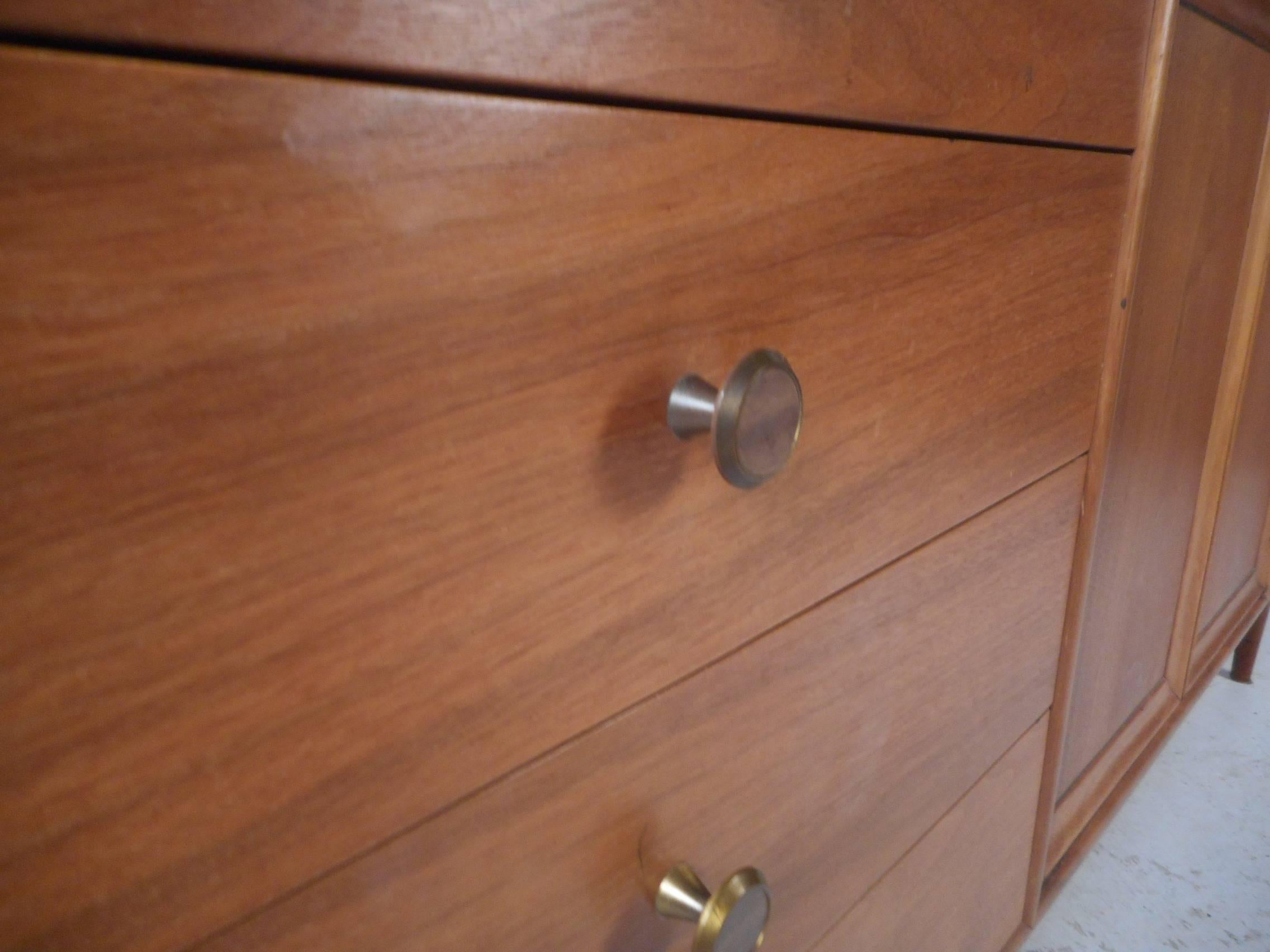 Late 20th Century Midcentury Walnut Credenza by Drexel