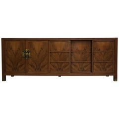 Vintage Midcentury Walnut Credenza by Frank Van Steenberg for Baker Far East Collection