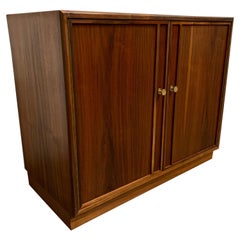 Midcentury Walnut Entry Cabinet