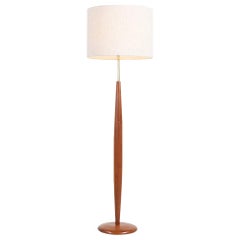 Midcentury Walnut Floor Lamp