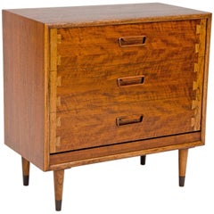 Midcentury Walnut Record Cabinet by Lane of Altavista, VA