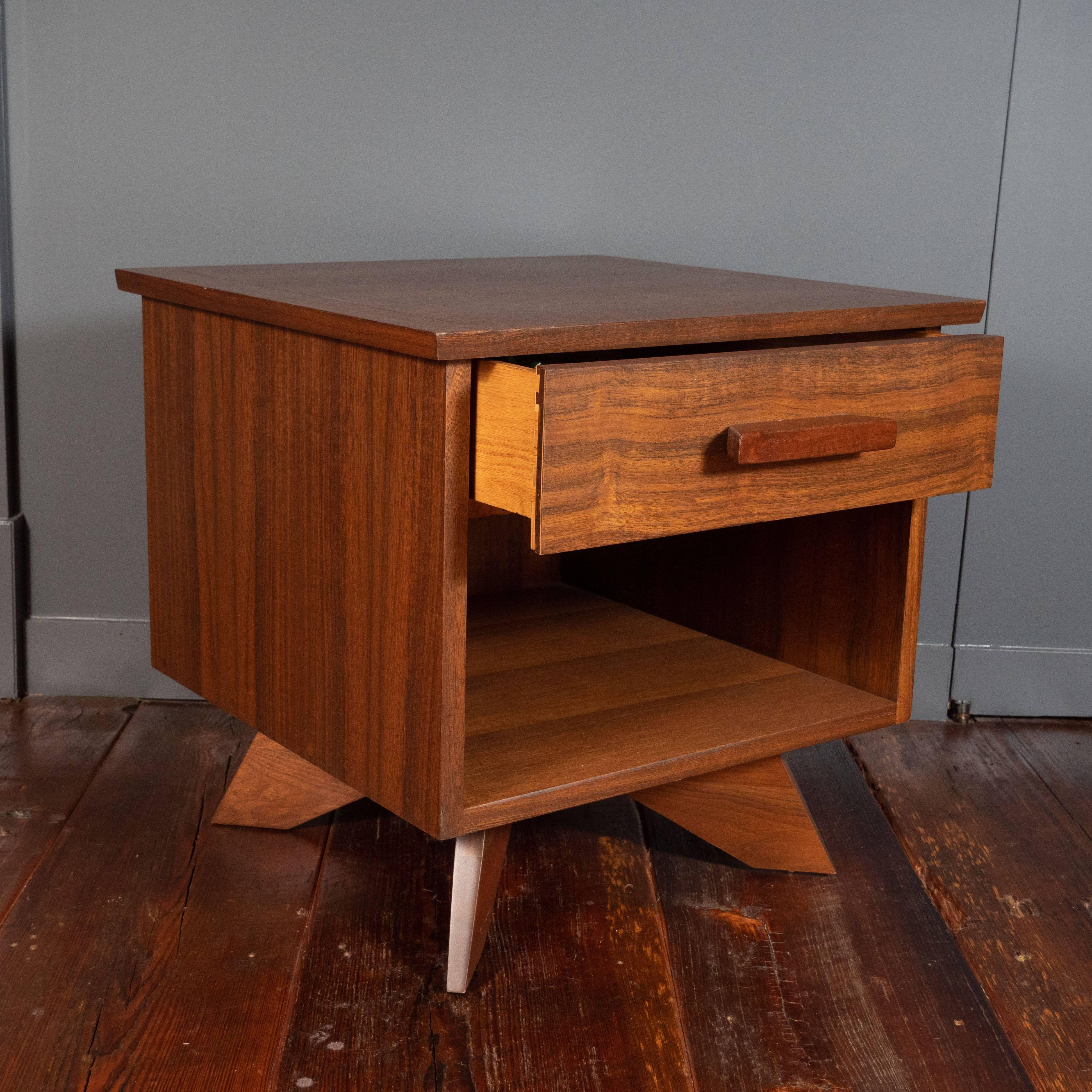 20th Century Midcentury Walnut Side Table by George Nakashima for Widdicomb Furniture Co.