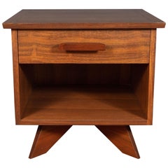 Midcentury Walnut Side Table by George Nakashima for Widdicomb Furniture Co.