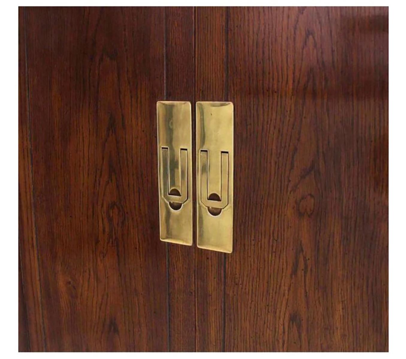 Hand-Crafted Midcentury Walnut Tallboy Cabinet by Henredon (IN STOCK) For Sale