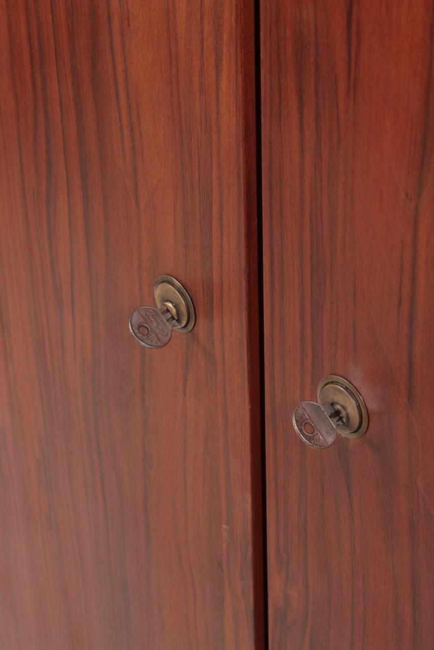 Midcentury Wardrobe in Walnut, Danish Design, 1960s 2