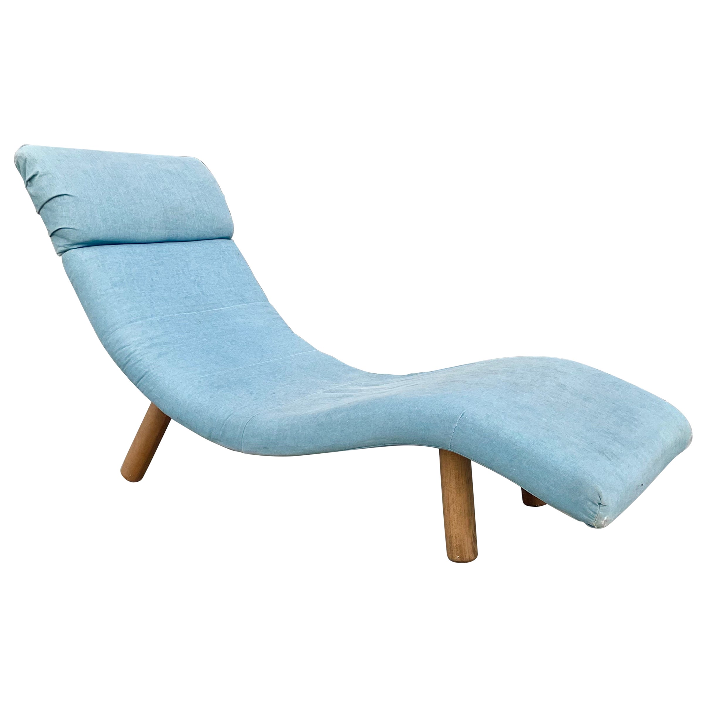Fauteuil de salon ondulé du milieu du siècle dernier par Enrico Bartolini en vente