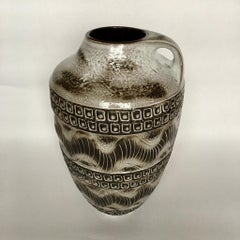 Midcentury West German Ceramic Floor Vase from Carstens Tonnieshof