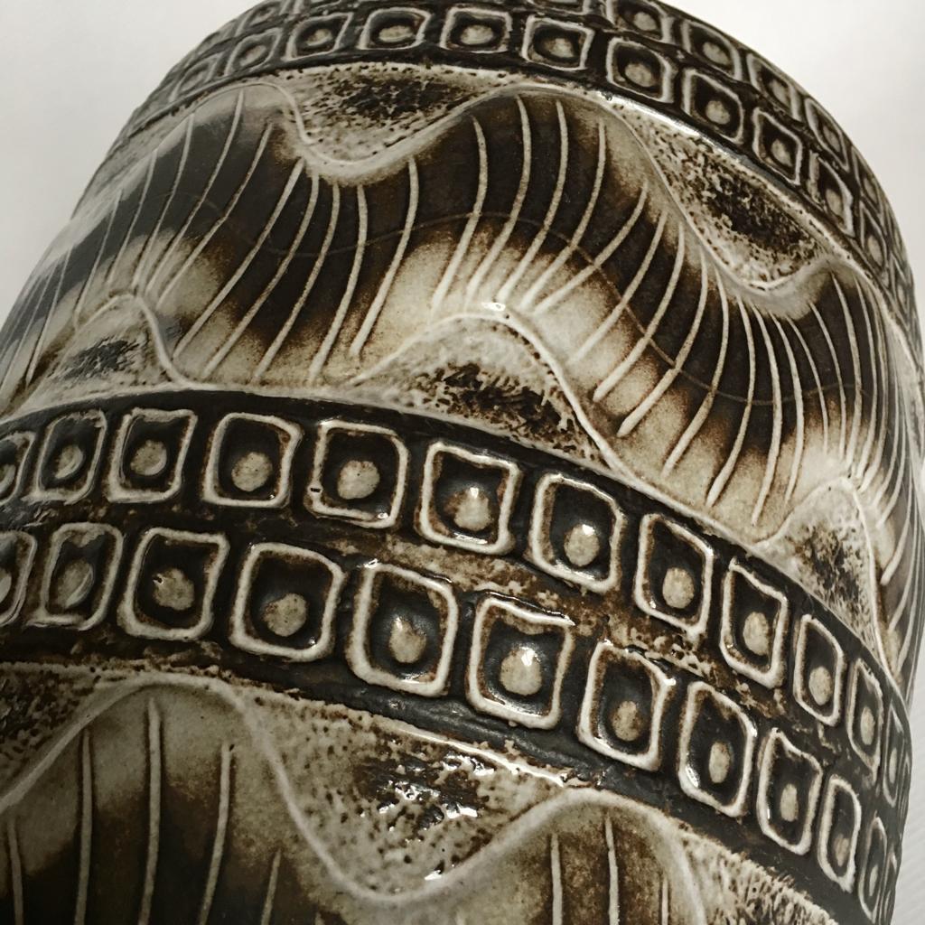 Mid-Century Modern Midcentury West German Ceramic Floor Vase from Carstens Tonnieshof For Sale