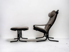 Midcentury Westnofa Siesta Cahir + Ottman - Highback Leather - Ingmar Relling