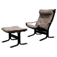 Midcentury Westnofa Siesta Cahir + Ottman - Highback Leather - Ingmar Relling