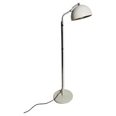 Lampadaire Bauhaus blanc du milieu du siècle dernier, Allemagne, 1970